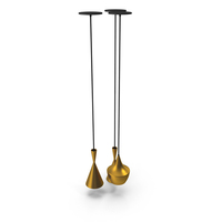 Brass Pendant Lamps PNG & PSD Images