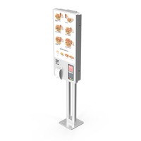 Restaurant Self Ordering Touch Kiosk PNG & PSD Images