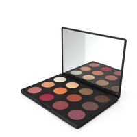 Small Eyeshadow Palette with Mirror PNG & PSD Images