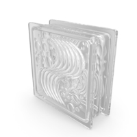 Square Glass Block Ocean View PNG & PSD Images