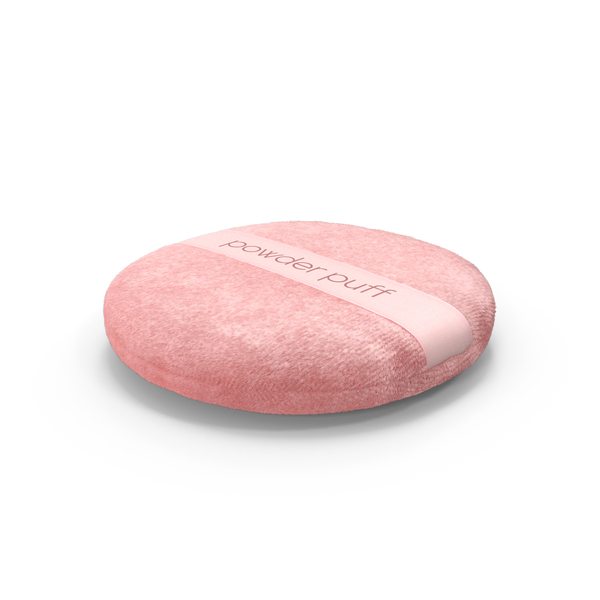 Compact Makeup Powder Puff Fur PNG & PSD Images