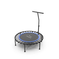 Fitness Trampoline with Handle PNG & PSD Images
