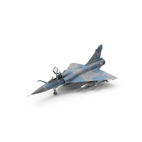 French Air Force Mirage 2000C with Armament PNG & PSD Images