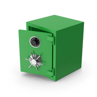 Opened Safe Green PNG & PSD Images