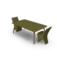 Green Modern Table PNG & PSD Images
