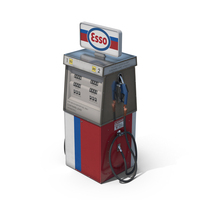 Esso Gas Pump PNG & PSD Images