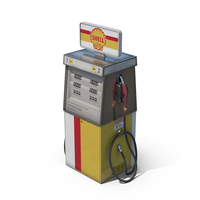 Shell Gas Pump PNG & PSD Images