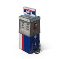 标准加油泵PNG和PSD图像