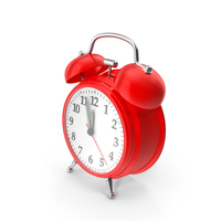 Red Alarm Clock PNG & PSD Images