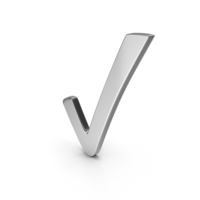 Silver Tick Mark PNG & PSD Images