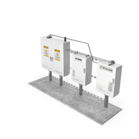 Outdoor Electric Control Boxes PNG & PSD Images