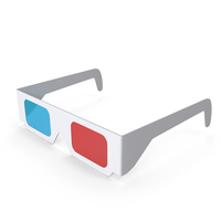 Paper 3D Glasses PNG & PSD Images
