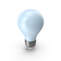 Blue Light Bulb PNG & PSD Images