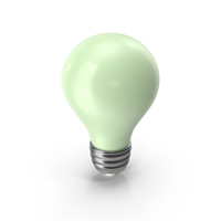 Green Light Bulb PNG & PSD Images