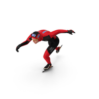 Speed Skater Posed PNG & PSD Images