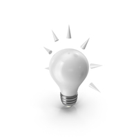 Light Bulb White PNG & PSD Images