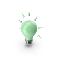 Green Light Bulb PNG & PSD Images