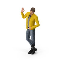 Teenage Boy Fashionable Style Standing Pose PNG & PSD Images