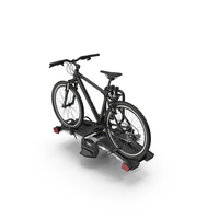 Thule EasyFold XT2 with Mountain Bike PNG & PSD Images