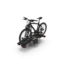 Thule EasyFold XT2 with Mountain Bike PNG & PSD Images