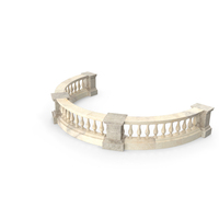 Classic Curved Balustrade PNG & PSD Images