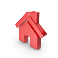 Home Icon Red PNG & PSD Images