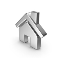 Silver Home Icon PNG & PSD Images