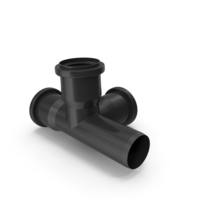Black PVC Pipe Fitting PNG & PSD Images