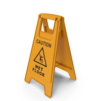 Wet Floor Sign PNG & PSD Images