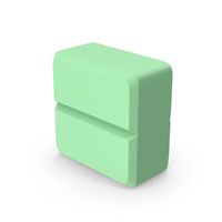 Green Square Pill PNG & PSD Images