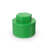 Green PVC Pipe Cap PNG & PSD Images