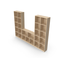 Cube Storage Shelf PNG & PSD Images
