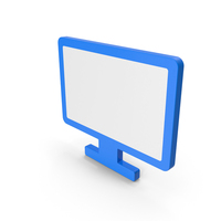 Blue Computer Screen Icon PNG & PSD Images