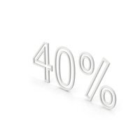 Percentage 40 PNG & PSD Images