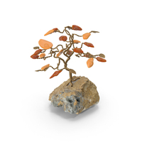 Amber Gemstone Tree PNG & PSD Images