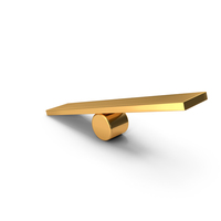 Gold Cartoon Seesaw PNG & PSD Images