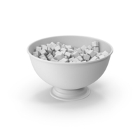 Monochrome Champagne Bowl PNG & PSD Images