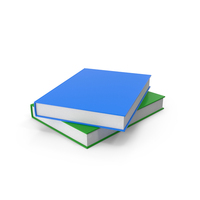 Blue & Green Books PNG & PSD Images