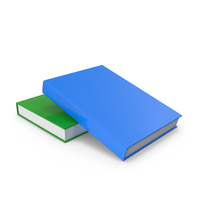 Blue & Green Books PNG & PSD Images