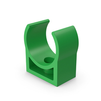 Green Plastic Pipe Clamp PNG & PSD Images
