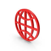 Red Web Icon PNG & PSD Images