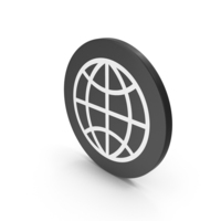 Black Circular Web icon PNG & PSD Images