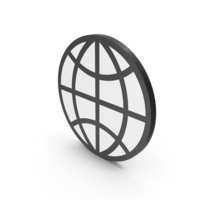 Black & White Web Icon PNG & PSD Images