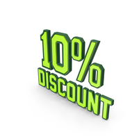 Discount Percentage Green 010 PNG & PSD Images