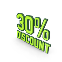 Discount Percentage Green 030 PNG & PSD Images