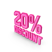 Discount Percentage Pink 020 PNG & PSD Images