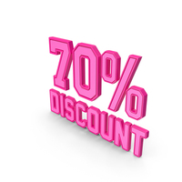 Discount Percentage Pink 070 PNG & PSD Images