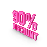 Discount Percentage Pink 090 PNG & PSD Images