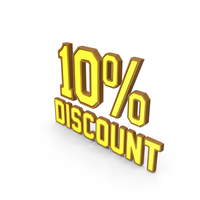 Discount Percentage Yellow 010 PNG & PSD Images