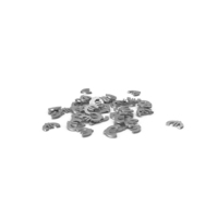 Fallen Silver Euro Symbols PNG & PSD Images